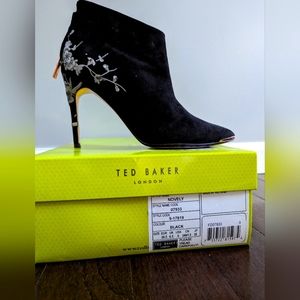 Ted Baker Embroidered Booties
